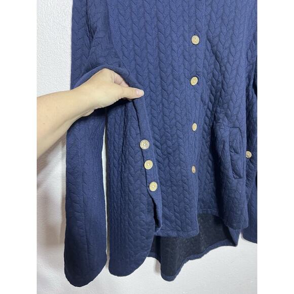 Women Jacket 3XL Plus Fisherman Sweater Cardigan Hoodie Casual Cellabie Comfy - Picture 3 of 13